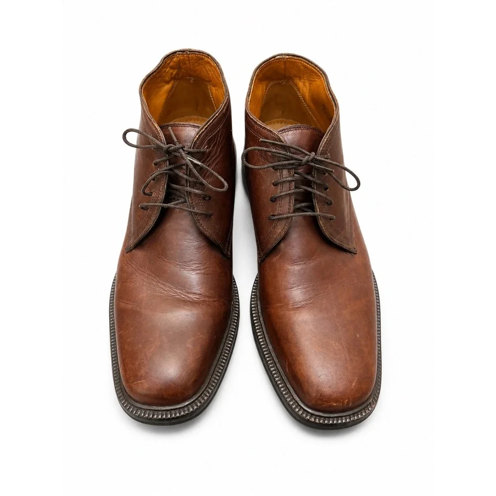 Cole Haan Brown Leather Chukka Boots Men's 10 Lace Up‎ Casual Dress Comfort